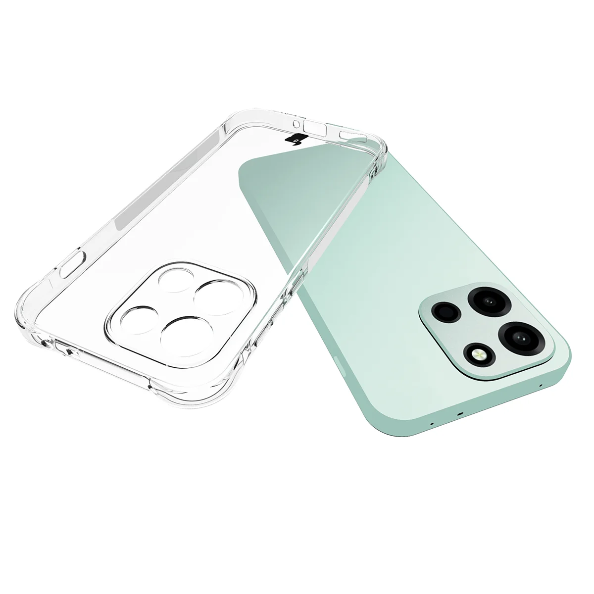 Dedykowane wycięcia i podwyższone krawędzie aparatu w etui Bizon Case Salpa do OnePlus Nord 6