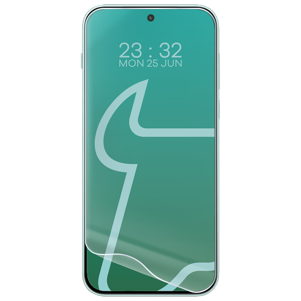 Folia hydrożelowa do OnePlus Nord 6 obok telefonu