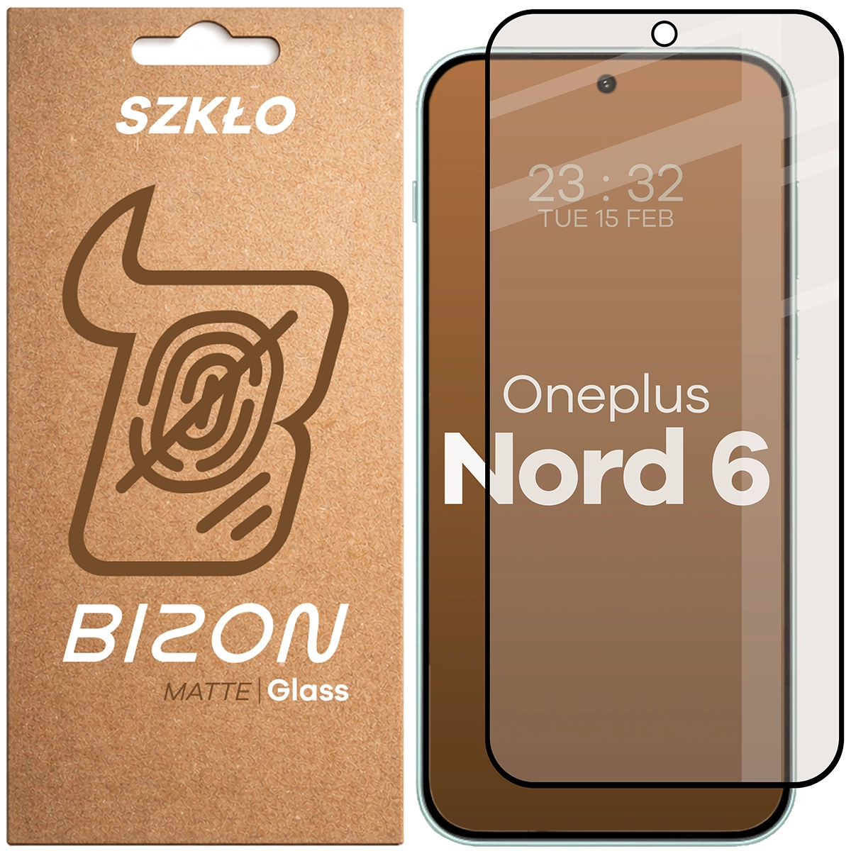 Szkło matowe na ekran Bizon Glass Matte do OnePlus Nord 6, 1 sztuka