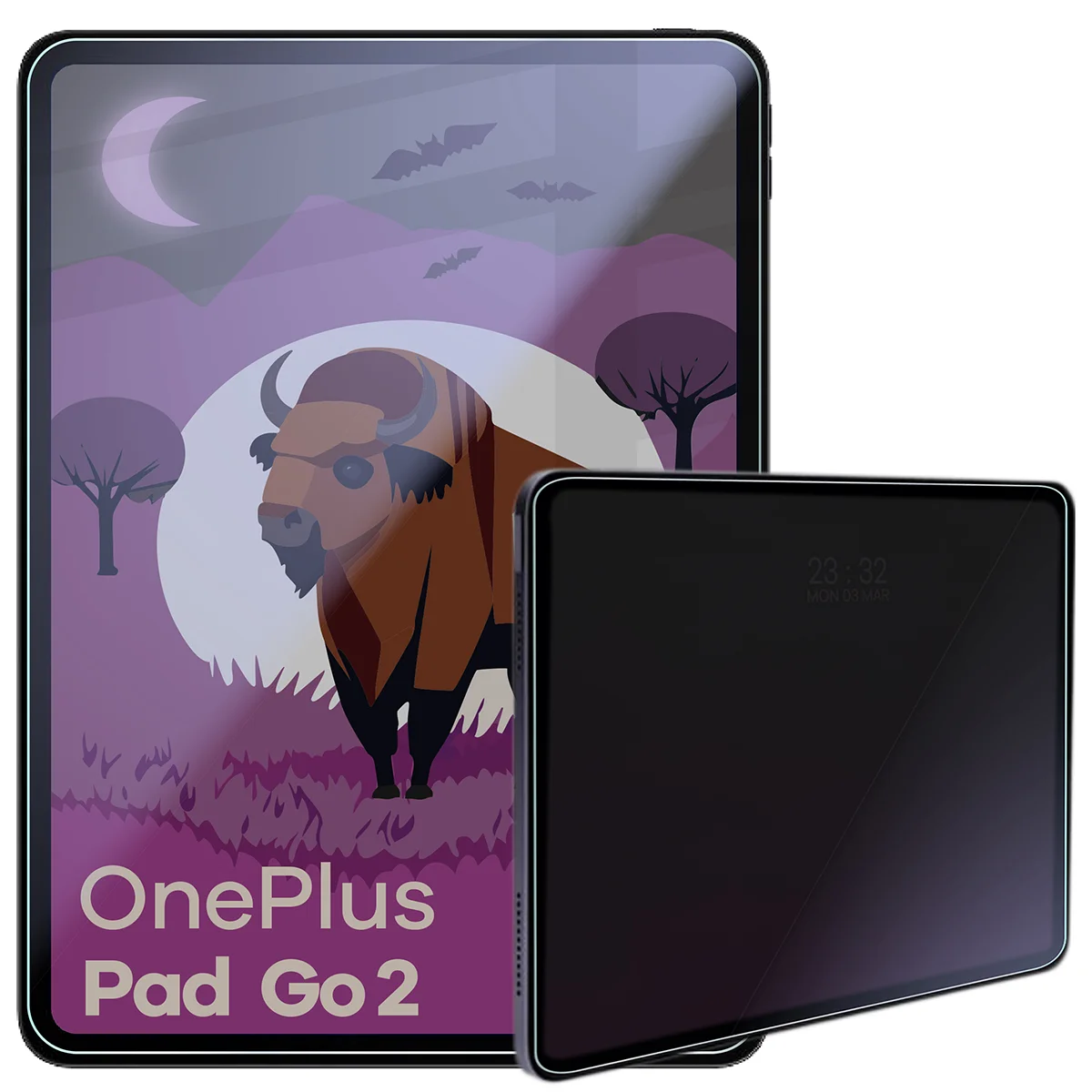 Szkło hybrydowe prywatyzujące Bizon Tab Hybrid Shadow do OnePlus Pad Go 2