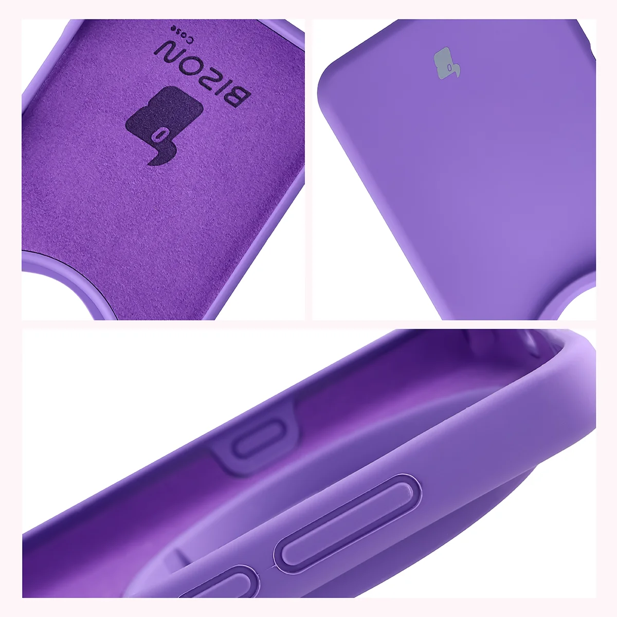Konstrukcja etui Bizon Soft Case: zintegrowane osłony, podwyższone krawędzie i wyściółka z mikrofibry do Oppo Find X9 Ultra