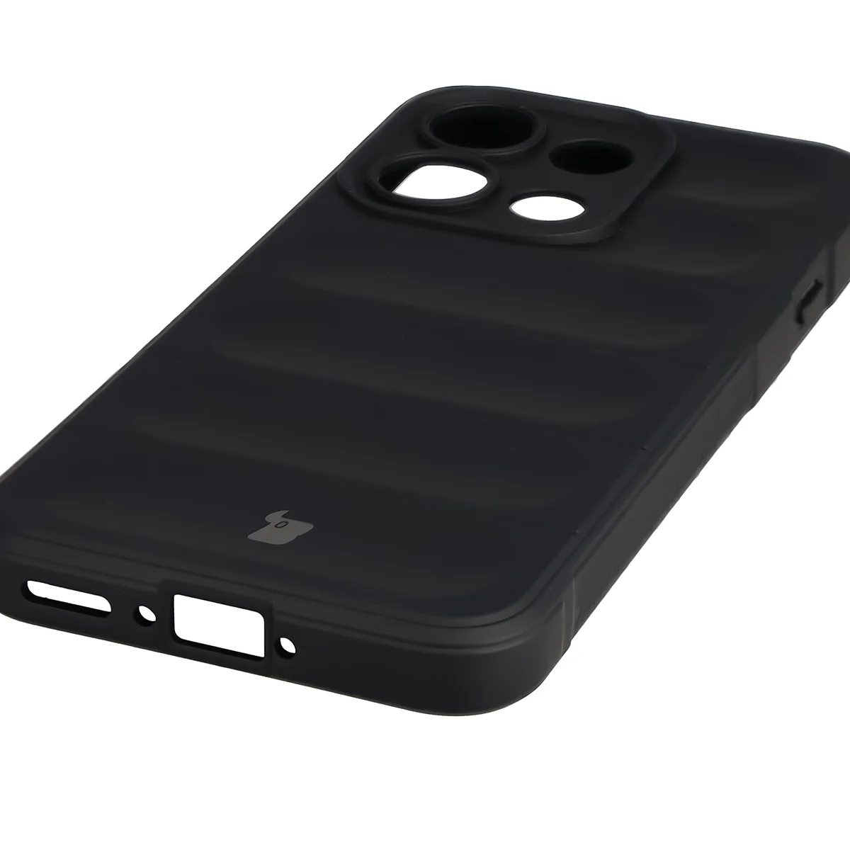 Precyzyjne wycięcia i kompatybilność z ładowaniem indukcyjnym w etui Bizon Case Tur do Oppo Reno16 F / Reno16 FS 5G