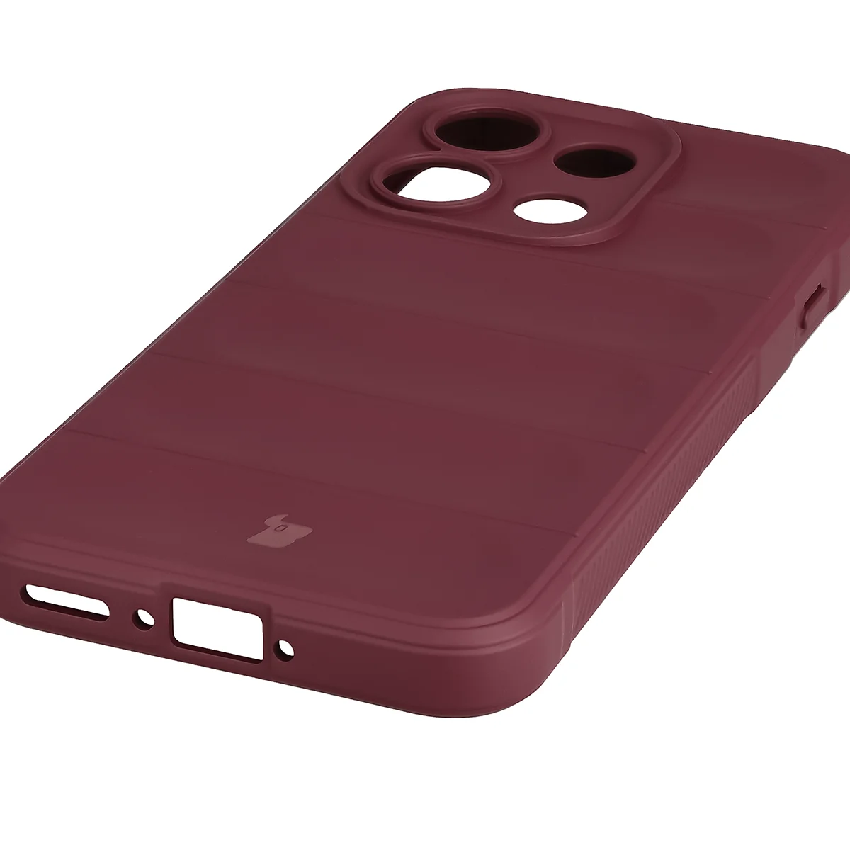 Precyzyjne wycięcia i kompatybilność z ładowaniem indukcyjnym w etui Bizon Case Tur do Oppo Reno16 F / Reno16 FS 5G