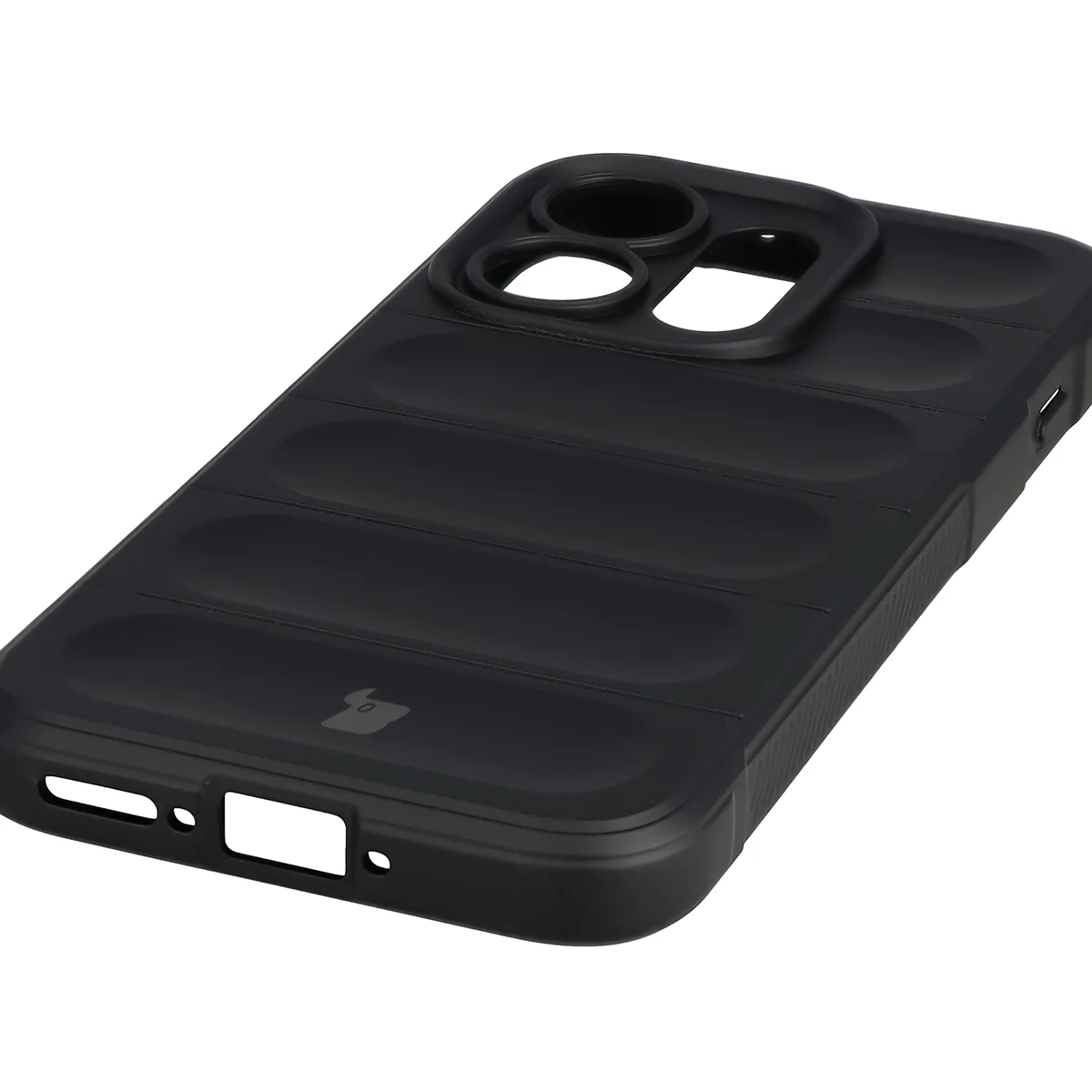 Precyzyjne wycięcia i kompatybilność z ładowaniem indukcyjnym w etui Bizon Case Tur do Oppo Reno16 / Reno16 Pro 5G