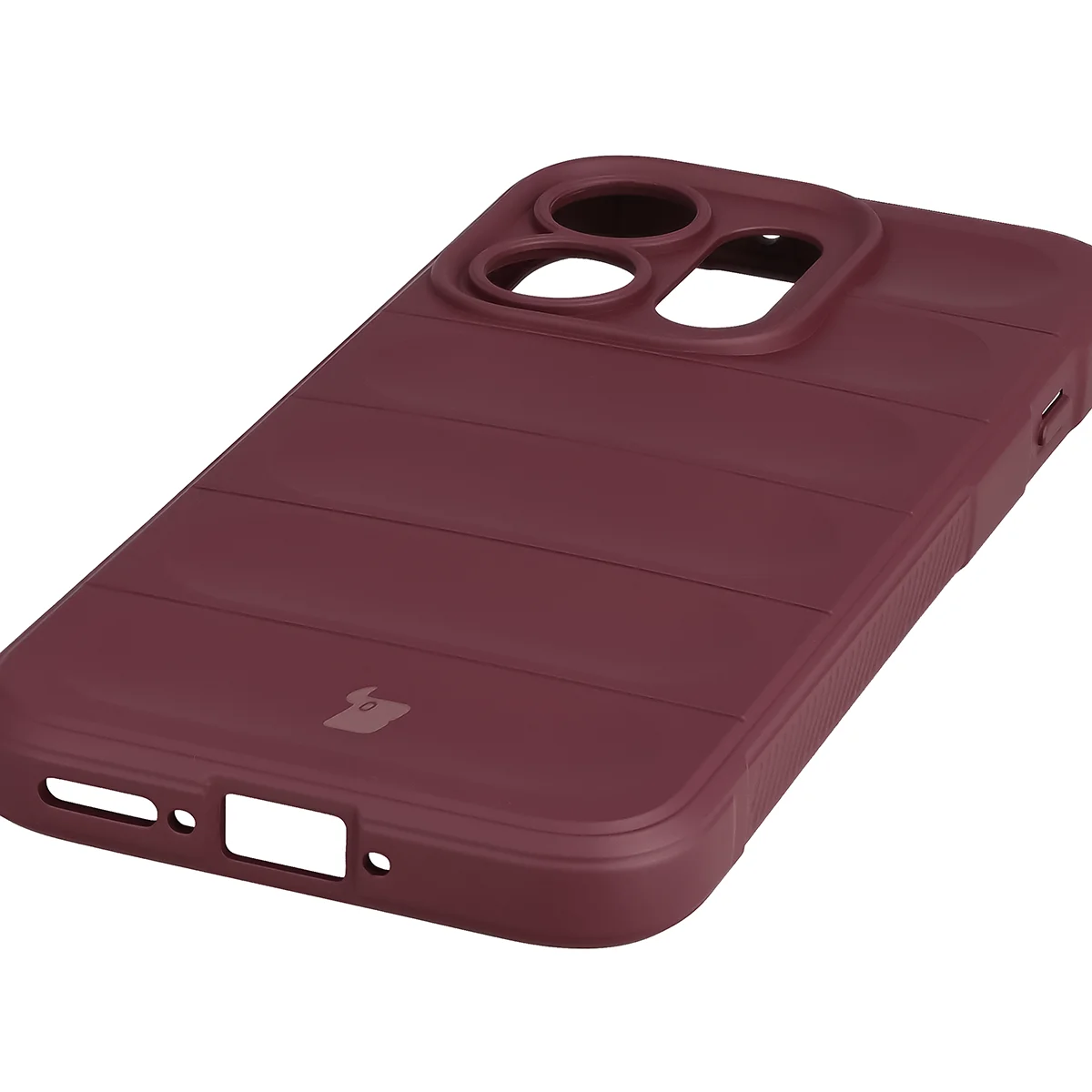 Precyzyjne wycięcia i kompatybilność z ładowaniem indukcyjnym w etui Bizon Case Tur do Oppo Reno16 / Reno16 Pro 5G