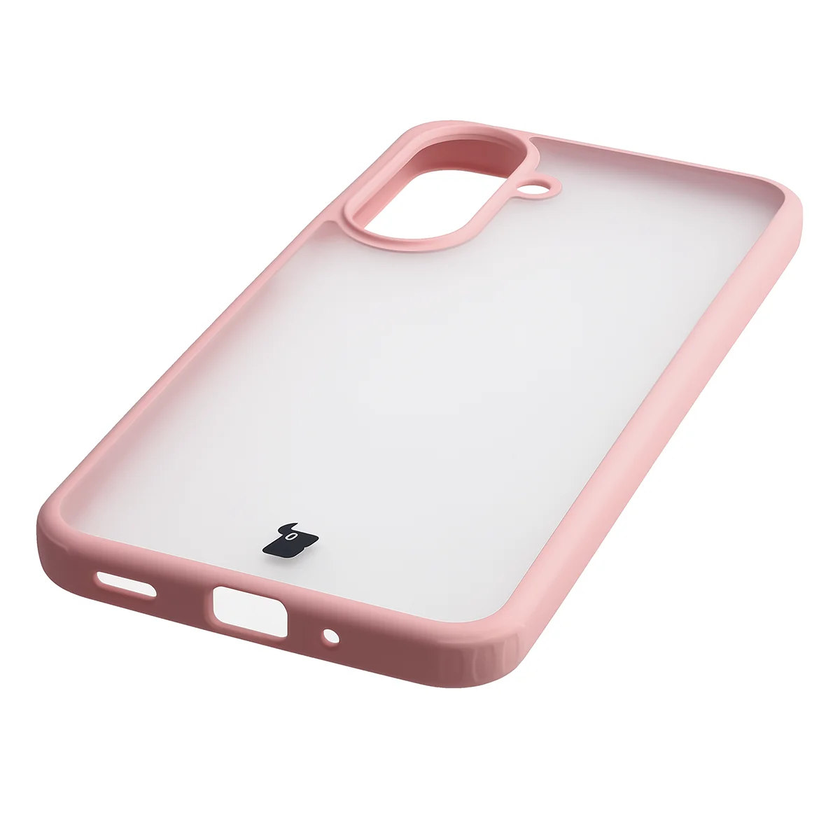 Zintegrowane przyciski, wycięcia i hybrydowy materiał w etui Bizon Case Angelo do Samsung Galaxy A27 5G