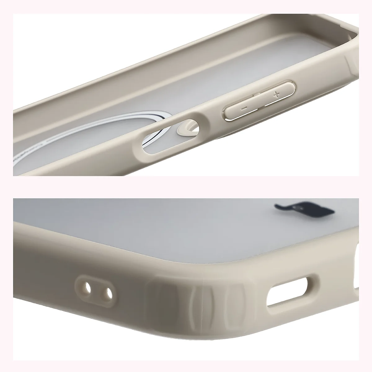 Wzmocnione narożniki i podwyższone ranty ekranu w etui Bizon Case MatteO do Samsung Galaxy A27 5G
