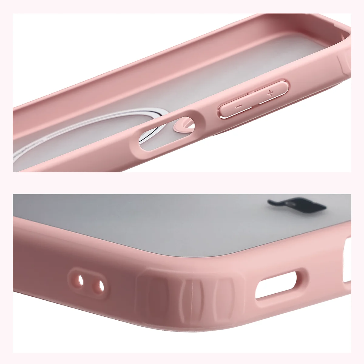Wzmocnione narożniki i podwyższone ranty ekranu w etui Bizon Case MatteO do Samsung Galaxy A27 5G