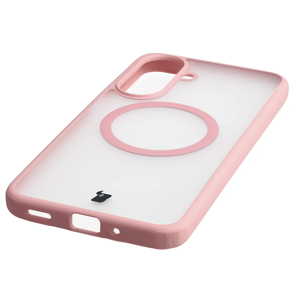 Zintegrowane przyciski, wycięcia i hybrydowy materiał w etui Bizon Case MatteO do Samsung Galaxy A27 5G