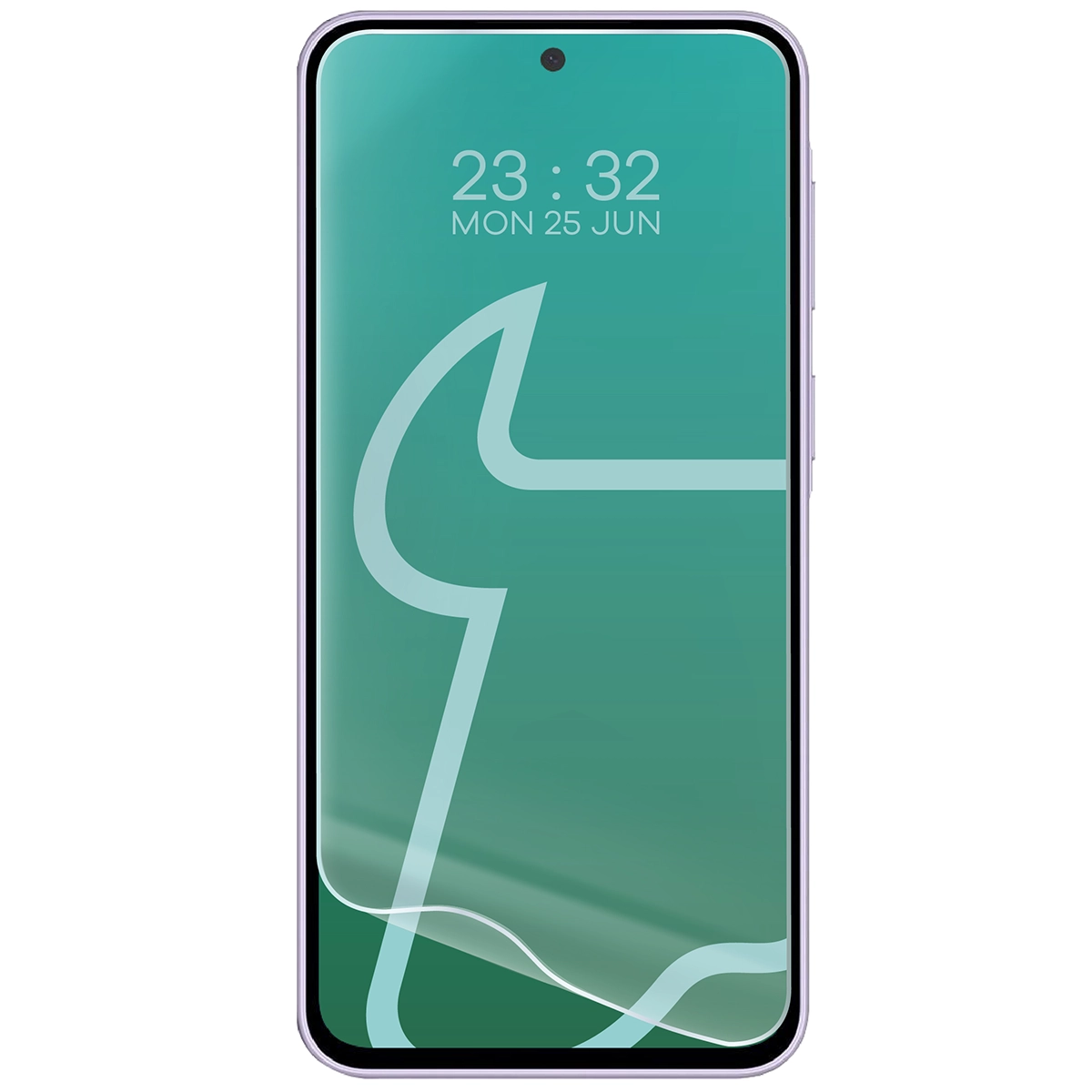 Folia hydrożelowa do Samsung Galaxy A27 5G obok telefonu