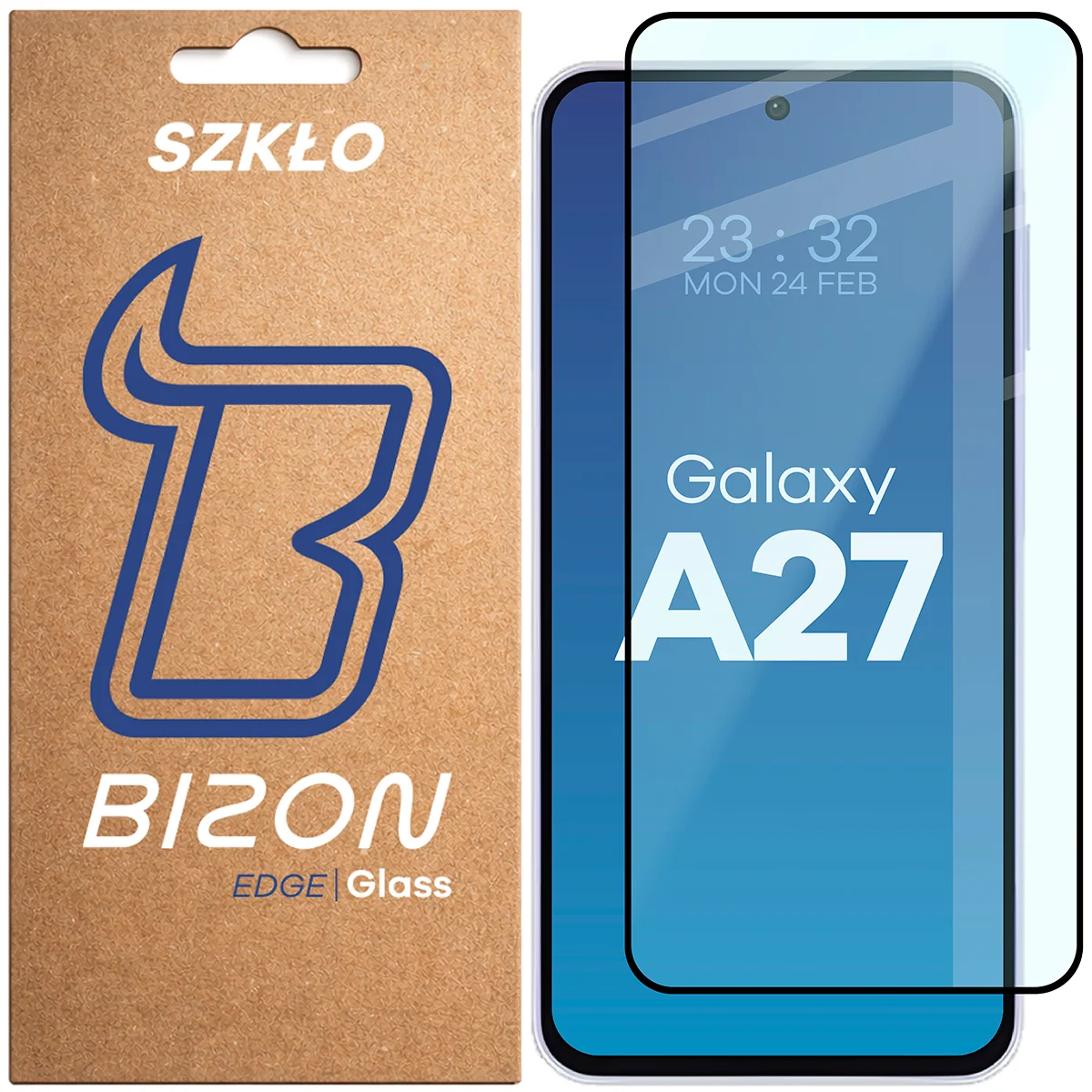 Szkło hartowane na cały ekran Bizon Glass Edge dla Samsung Galaxy A27 5G