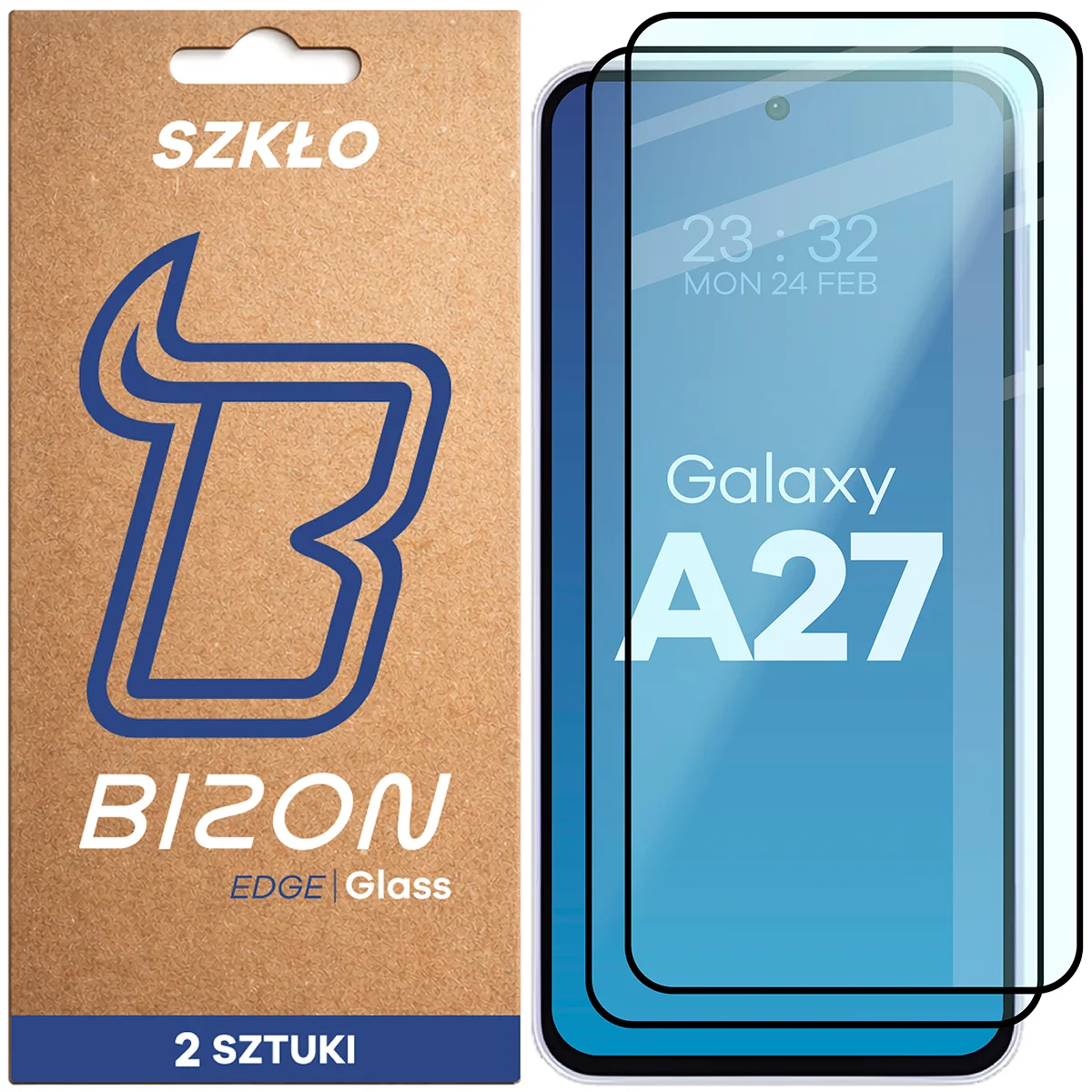 Szkło hartowane na cały ekran Bizon Glass Edge Duo dla Samsung Galaxy A27 5G