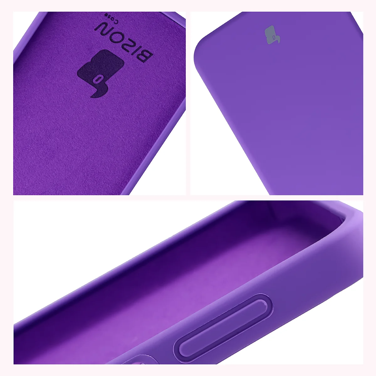 Konstrukcja etui Bizon Soft Case: zintegrowane osłony, podwyższone krawędzie i wyściółka z mikrofibry do Samsung Galaxy A27 5G