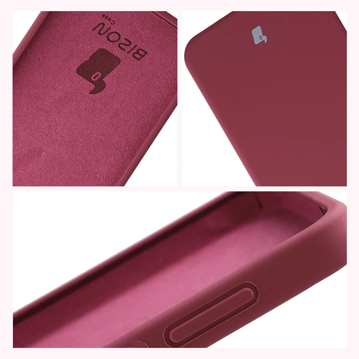 Konstrukcja etui Bizon Soft Case: zintegrowane osłony, podwyższone krawędzie i wyściółka z mikrofibry do Samsung Galaxy A27 5G