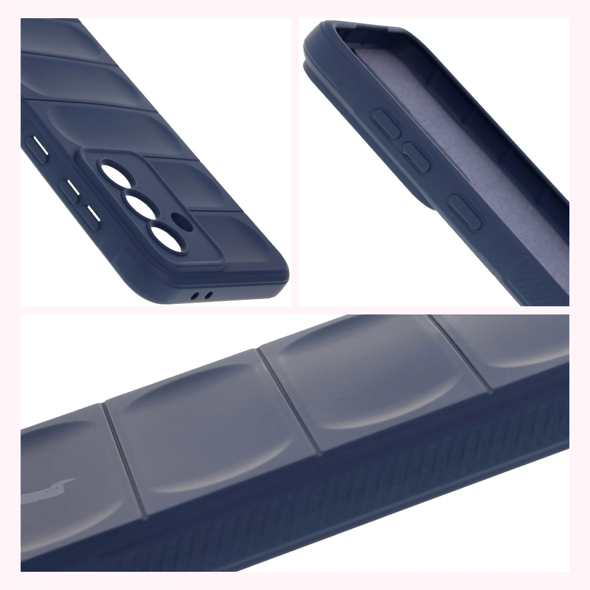 Podwyższone krawędzie i antypoślizgowa powierzchnia w etui Bizon Case Tur do Samsung Galaxy A36 5G / Samsung Galaxy A56 5G