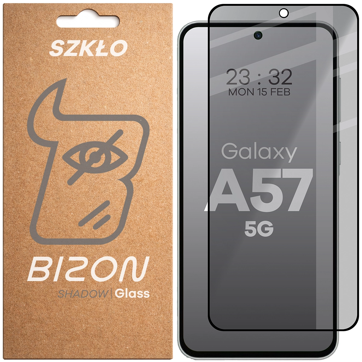 Szkło prywatyzujące Bizon Glass Edge Shadow do Samsung Galaxy A57 5G