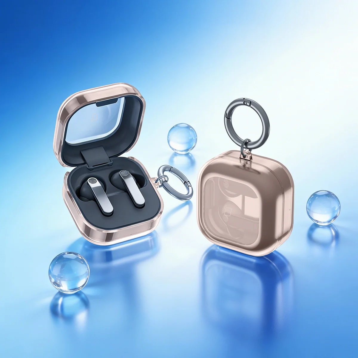 Case na słuchawki Bizon Case Headphone Clear do Samsung Galaxy Buds 4 / 4 Pro