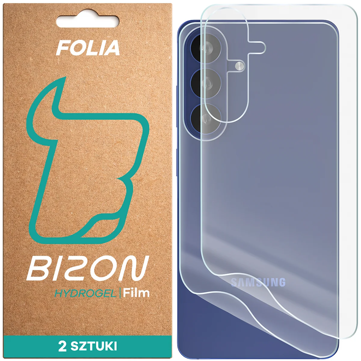 Folia hydrożelowa na tył Bizon Film Hydrogel Back Duo do Samsung Galaxy S26 Plus, 2 sztuki