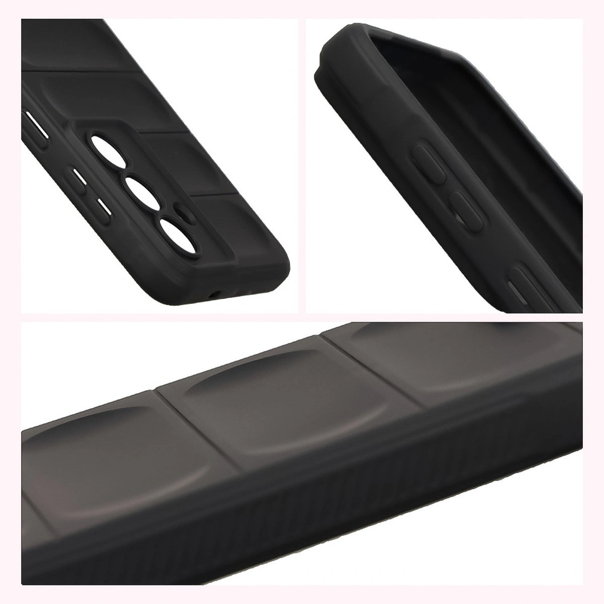 Podwyższone krawędzie i antypoślizgowa powierzchnia w etui Bizon Case Tur do Samsung Galaxy S26 Plus