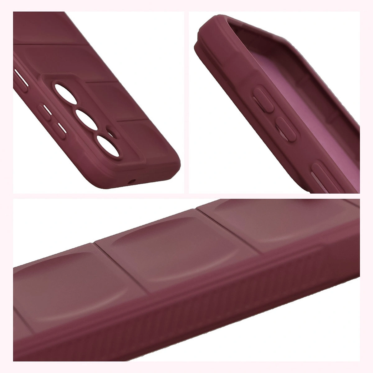 Podwyższone krawędzie i antypoślizgowa powierzchnia w etui Bizon Case Tur do Samsung Galaxy S26 Plus