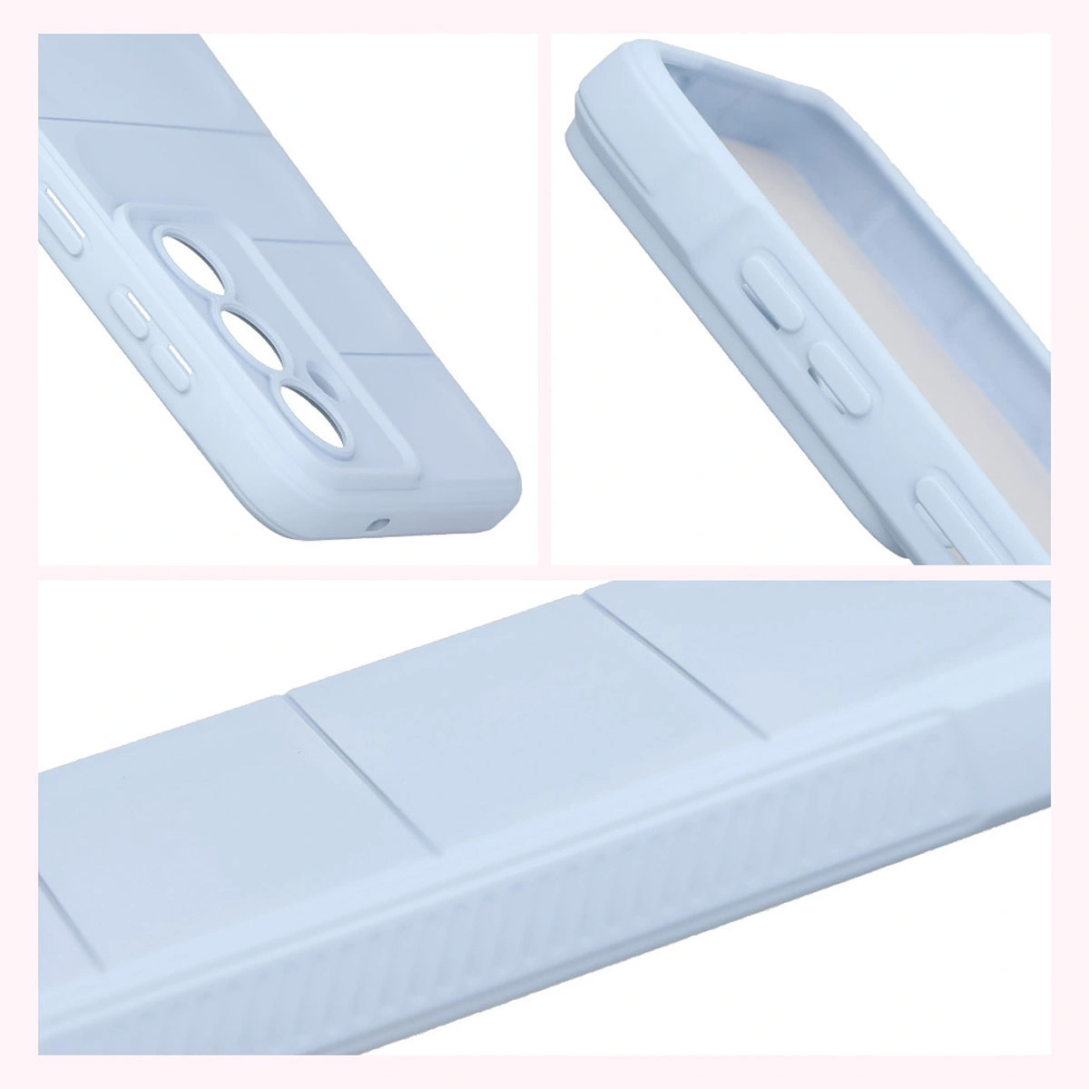 Podwyższone krawędzie i antypoślizgowa powierzchnia w etui Bizon Case Tur do Samsung Galaxy S26 Plus
