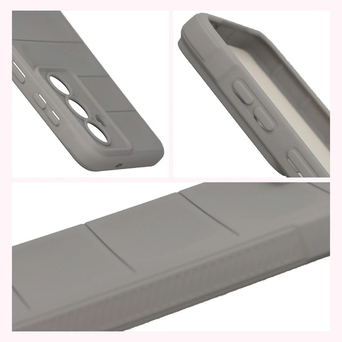 Podwyższone krawędzie i antypoślizgowa powierzchnia w etui Bizon Case Tur do Samsung Galaxy S26 Plus