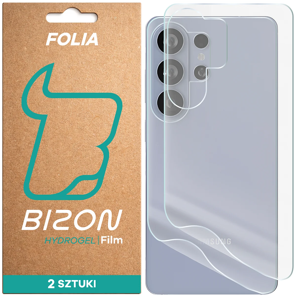 Folia hydrożelowa na tył Bizon Film Hydrogel Back Duo do Samsung Galaxy S26 Ultra, 2 sztuki