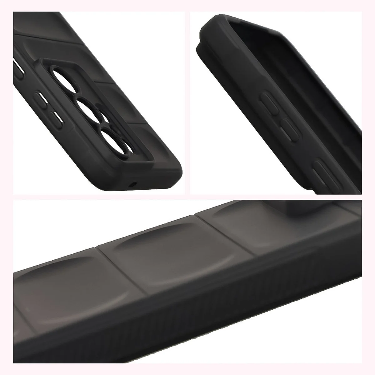 Podwyższone krawędzie i antypoślizgowa powierzchnia w etui Bizon Case Tur do Samsung Galaxy S26 Ultra