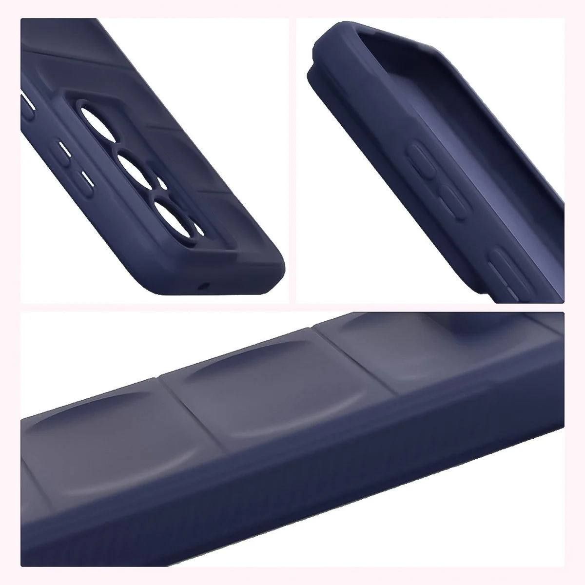 Podwyższone krawędzie i antypoślizgowa powierzchnia w etui Bizon Case Tur do Samsung Galaxy S26 Ultra
