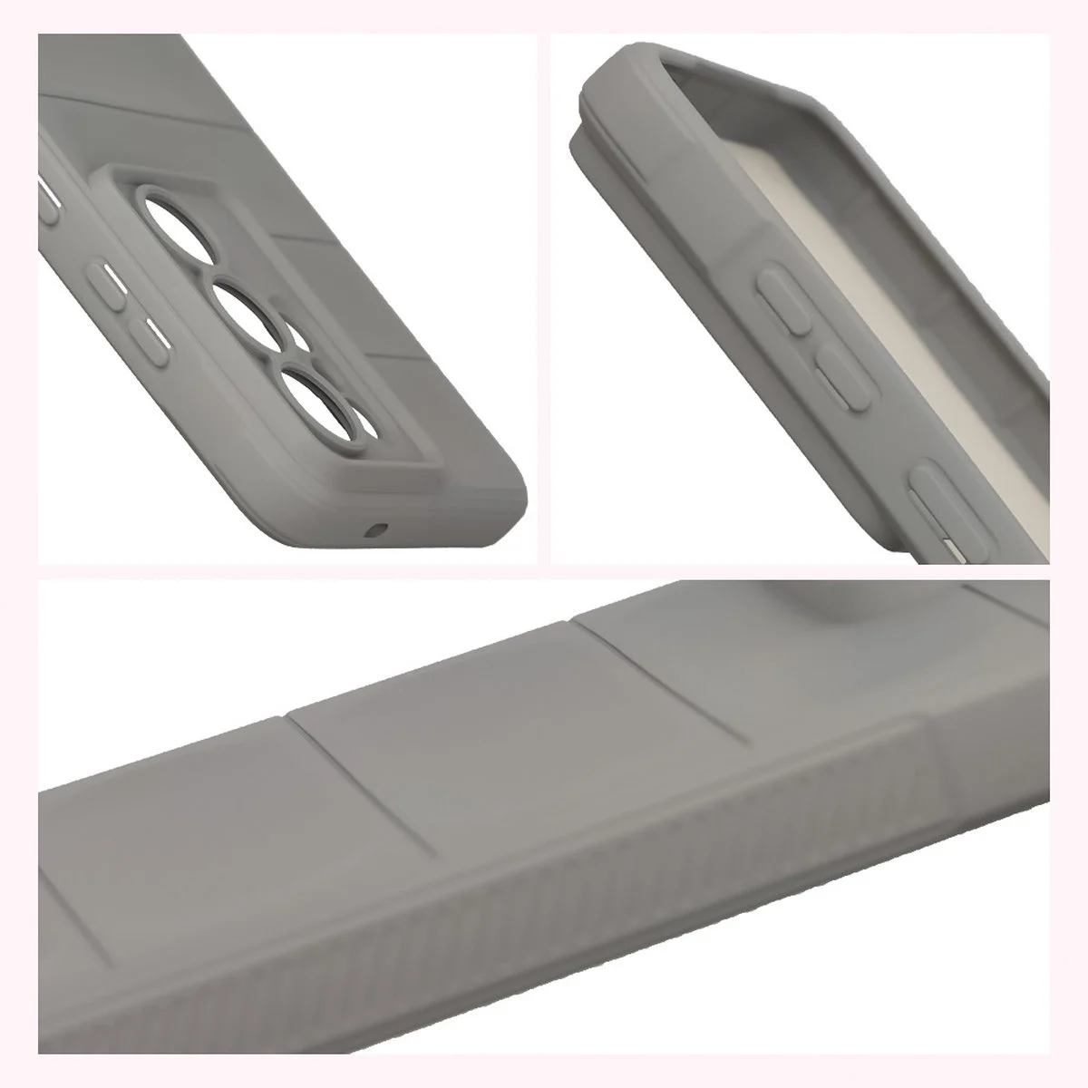 Podwyższone krawędzie i antypoślizgowa powierzchnia w etui Bizon Case Tur do Samsung Galaxy S26 Ultra