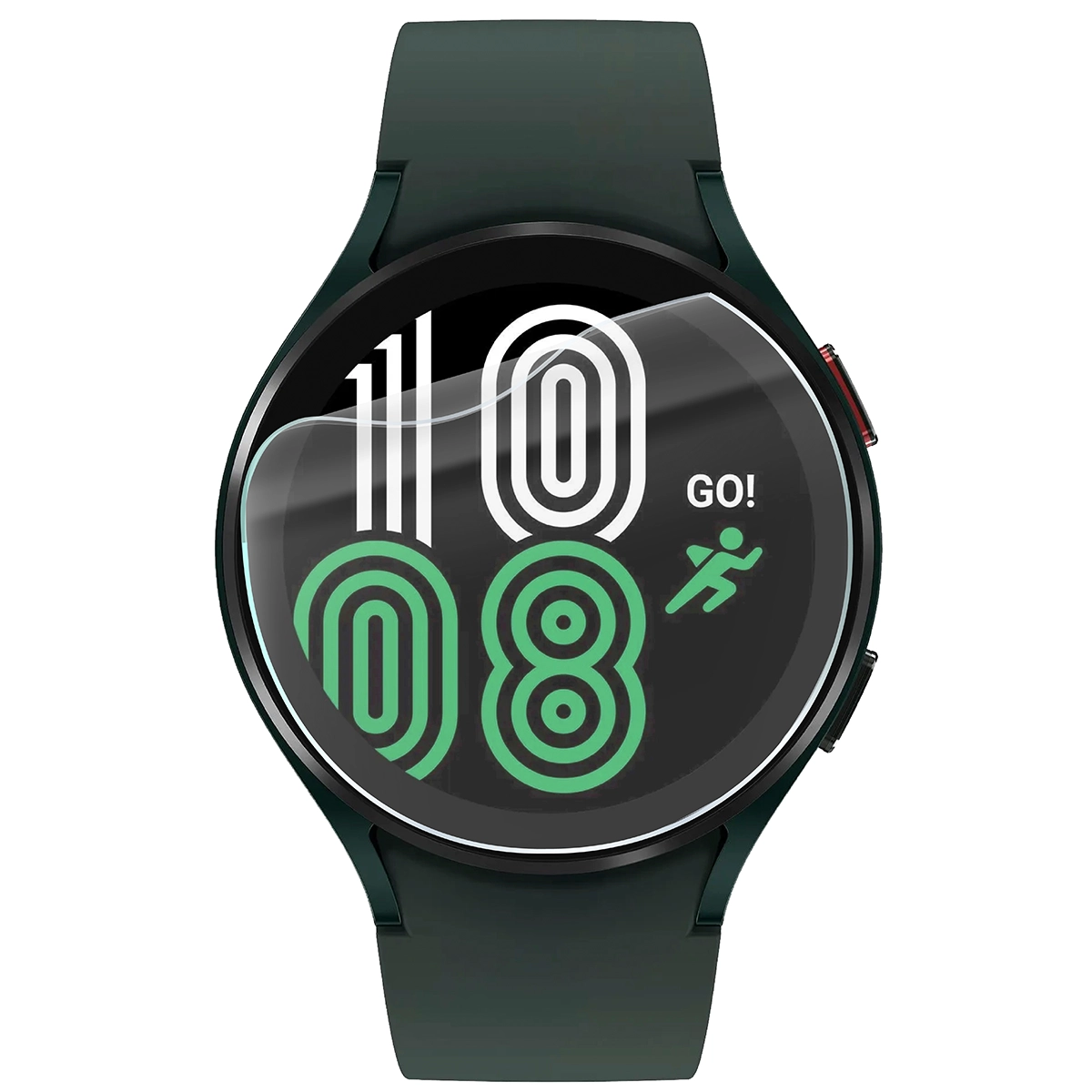 Folia hydrożelowa Bizon Watch Film HydroFlex do Samsung Galaxy Watch 4 44 mm na zegarku