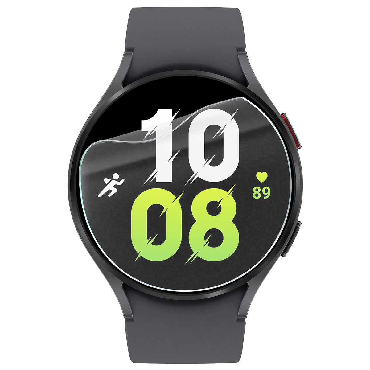 Folia hydrożelowa Bizon Watch Film HydroFlex do Samsung Galaxy Watch 5 44mm na zegarku