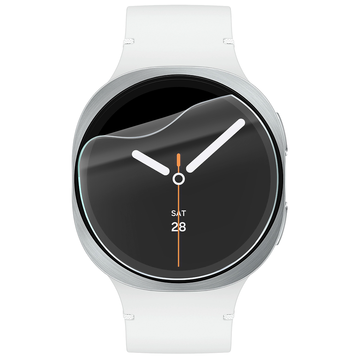 Folia hydrożelowa Bizon Watch Film HydroFlex do Samsung Galaxy Watch 8 / 7 / FE / 6 / 5 / 4 40 mm na zegarku