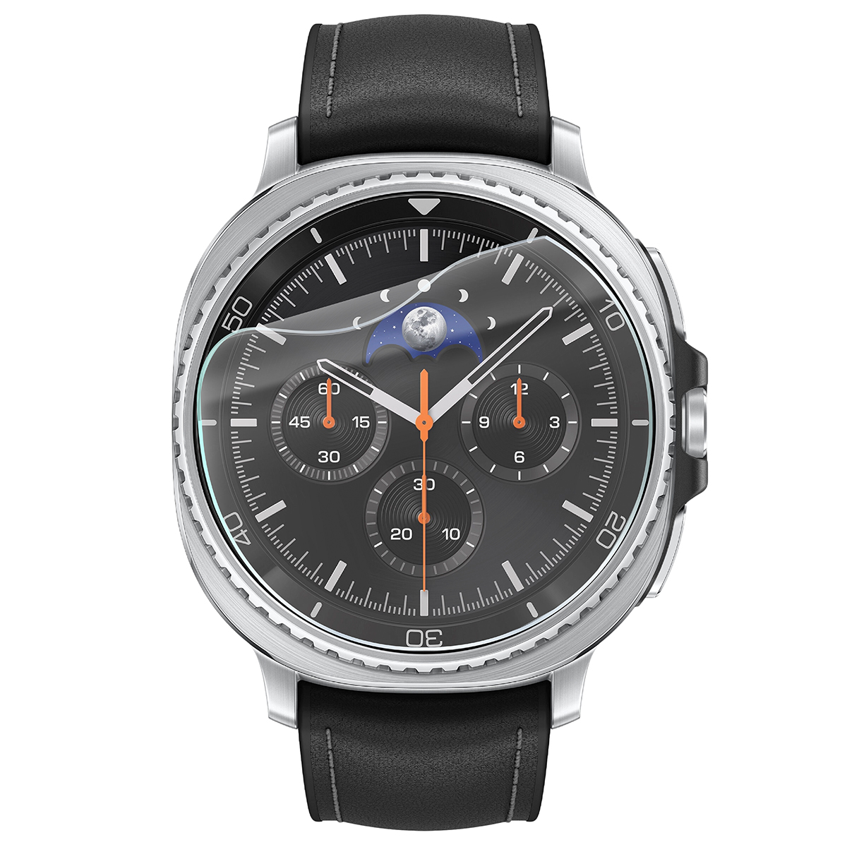 Folia hydrożelowa Bizon Watch Film HydroFlex do Samsung Galaxy Watch 8 Classic 46 mm na zegarku