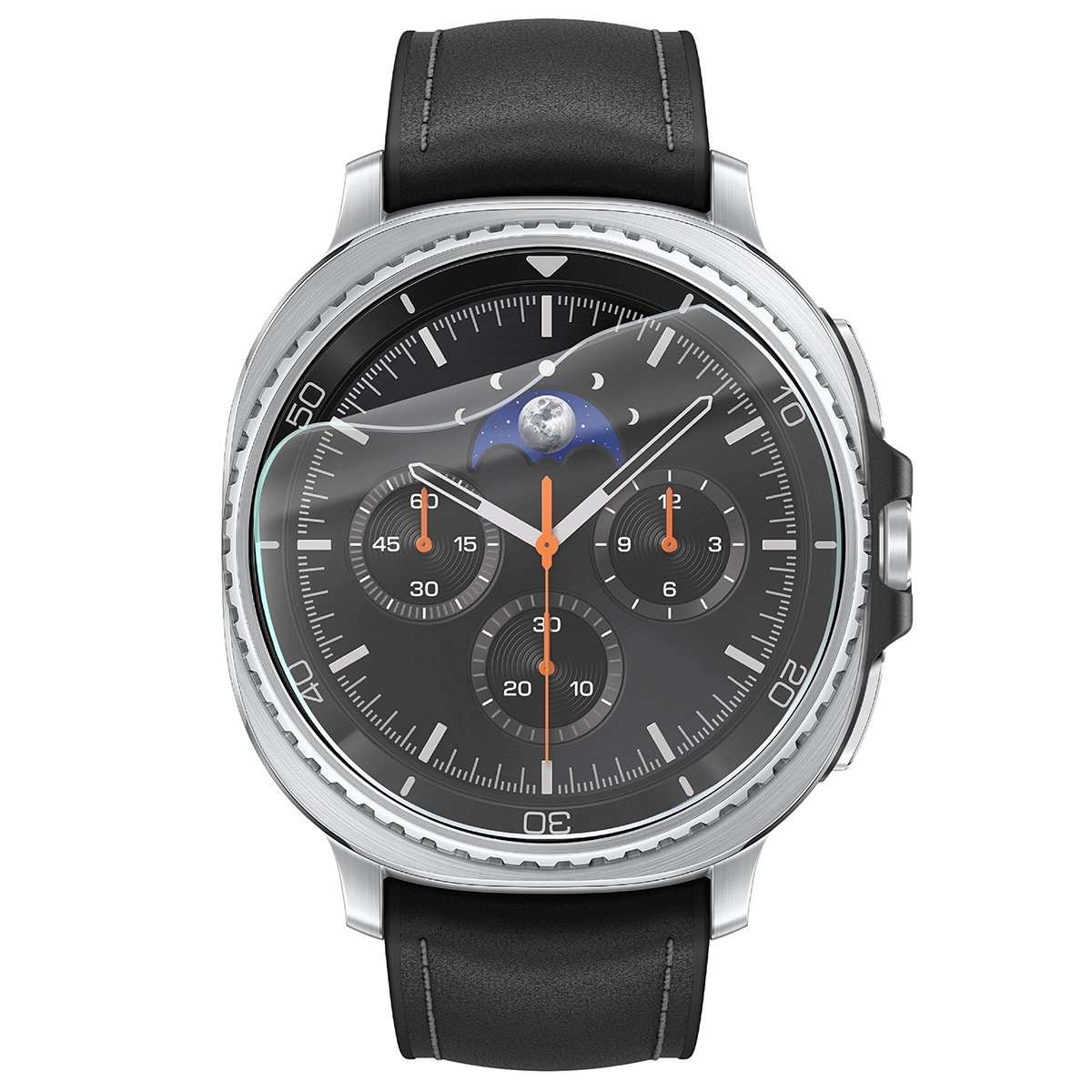 Folia hydrożelowa Bizon Watch Film HydroFlex do Samsung Galaxy Watch 8 Classic 46 mm na zegarku