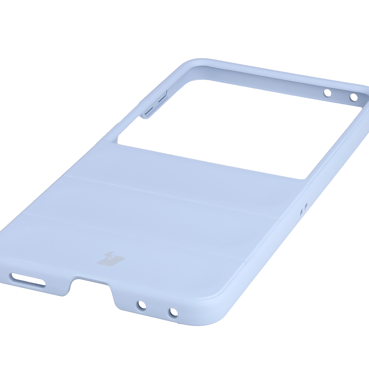 Precyzyjne wycięcia i kompatybilność z ładowaniem indukcyjnym w etui Bizon Case Tur do Galaxy Z Flip8
