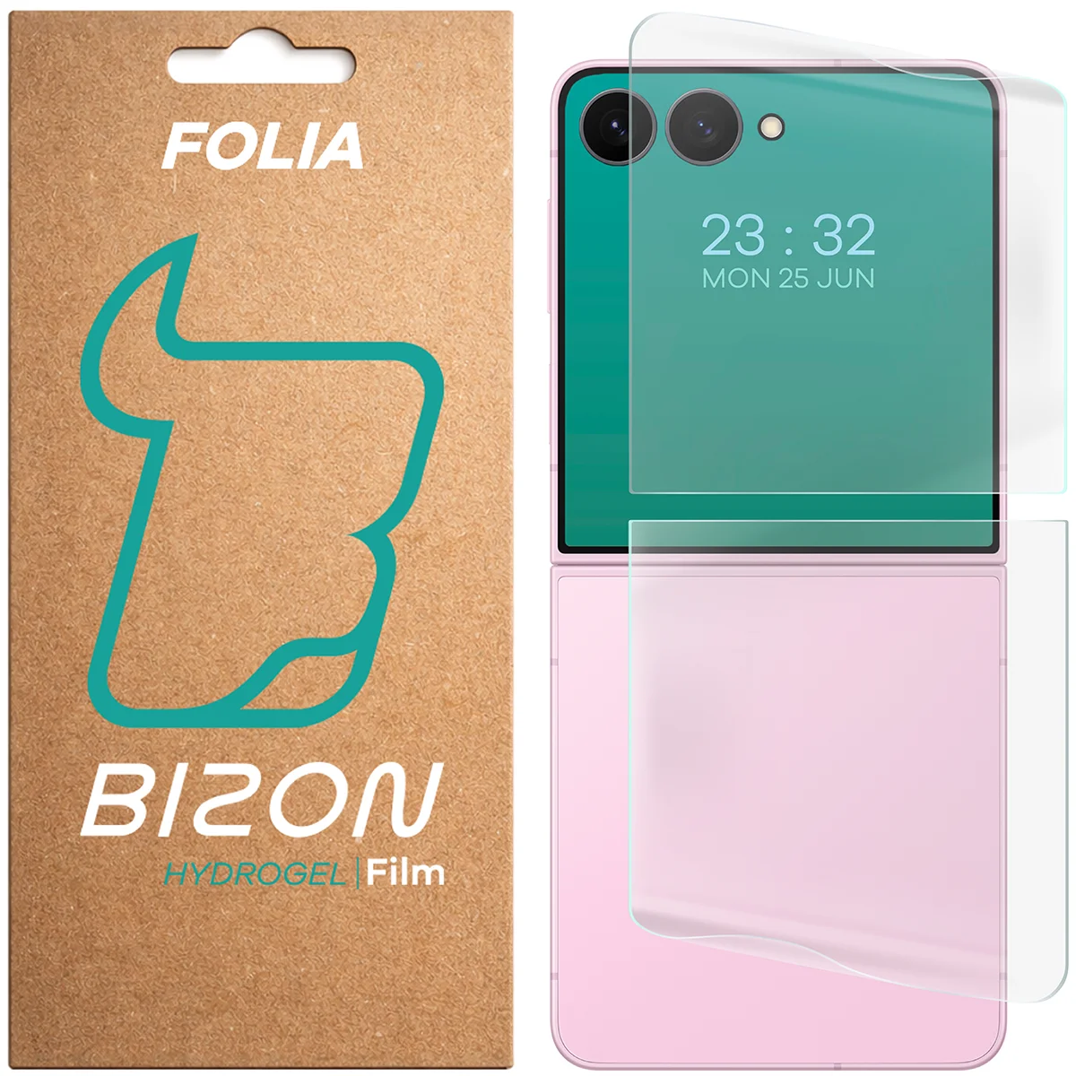 Folia hydrożelowa na tył Bizon Film Hydrogel Back Duo do Samsung Galaxy Z Flip8, 2 sztuki