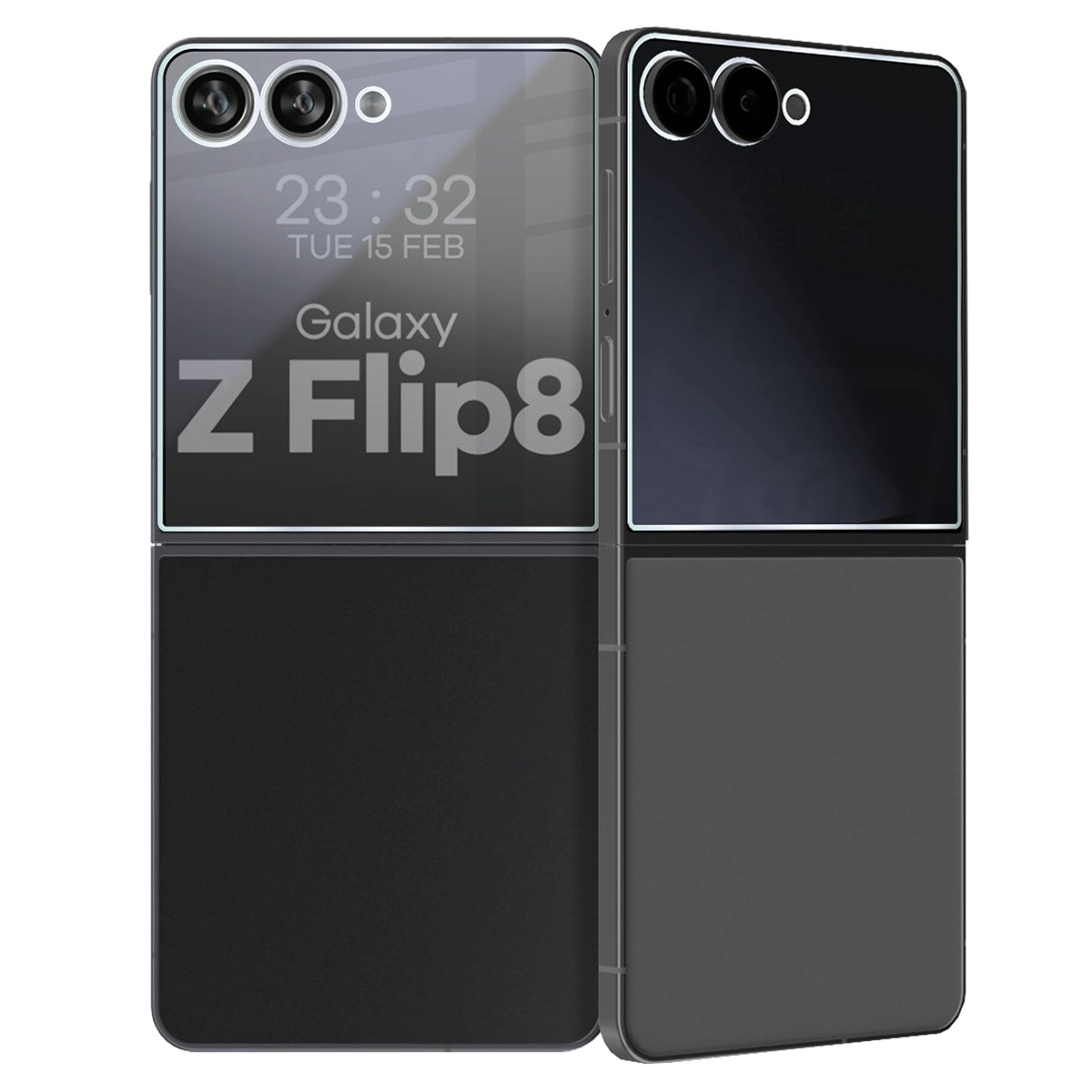 Szkło hybrydowe prywatyzujące Bizon Hybrid Shadow do Samsung Galaxy Z Flip8