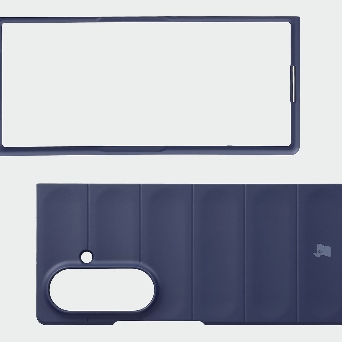 Wyściółka z mikrofibry, wyżłobienia na pleckach i wzmocnione narożniki w etui Bizon Case Tur do Galaxy Z Fold8 Ultra