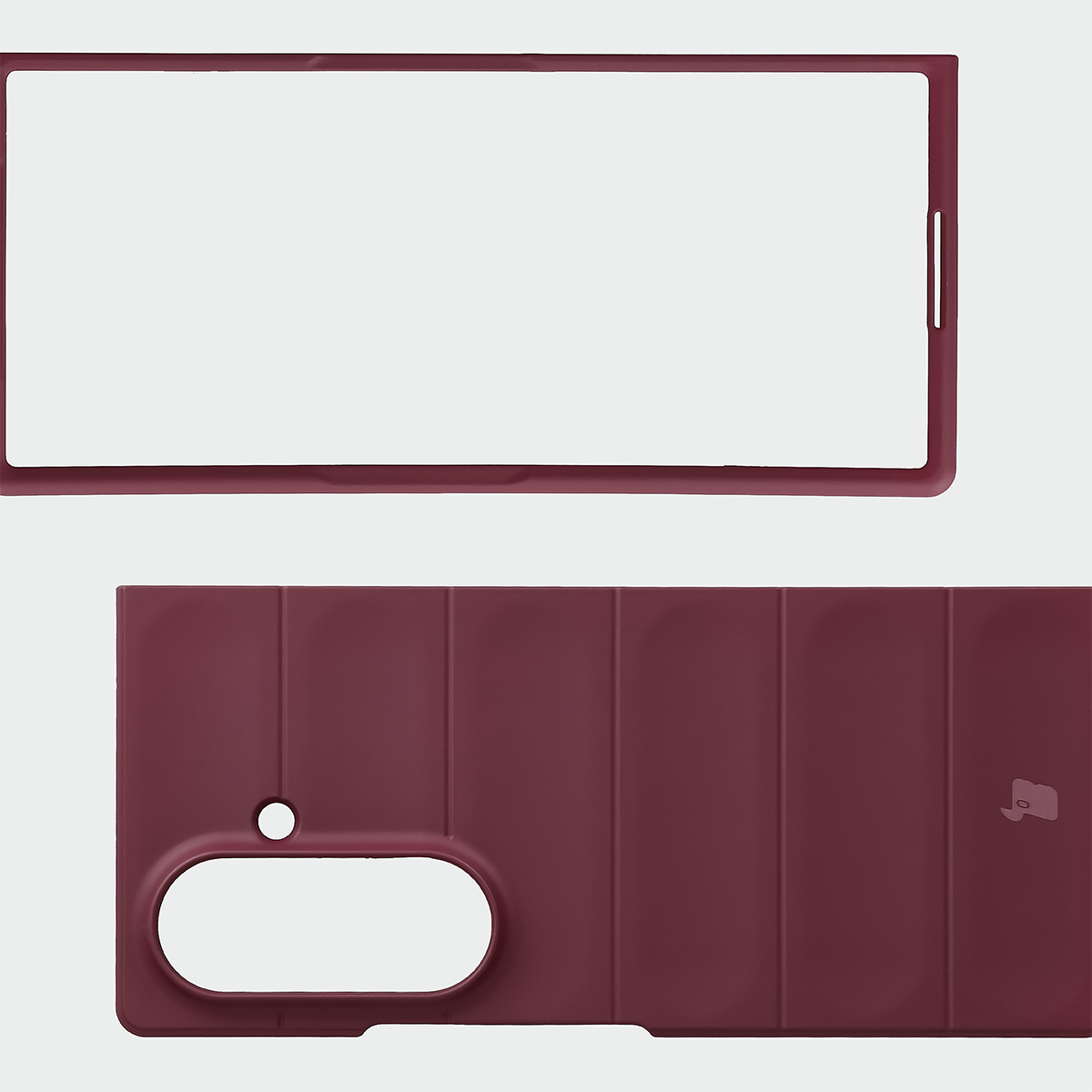 Wyściółka z mikrofibry, wyżłobienia na pleckach i wzmocnione narożniki w etui Bizon Case Tur do Galaxy Z Fold8 Ultra