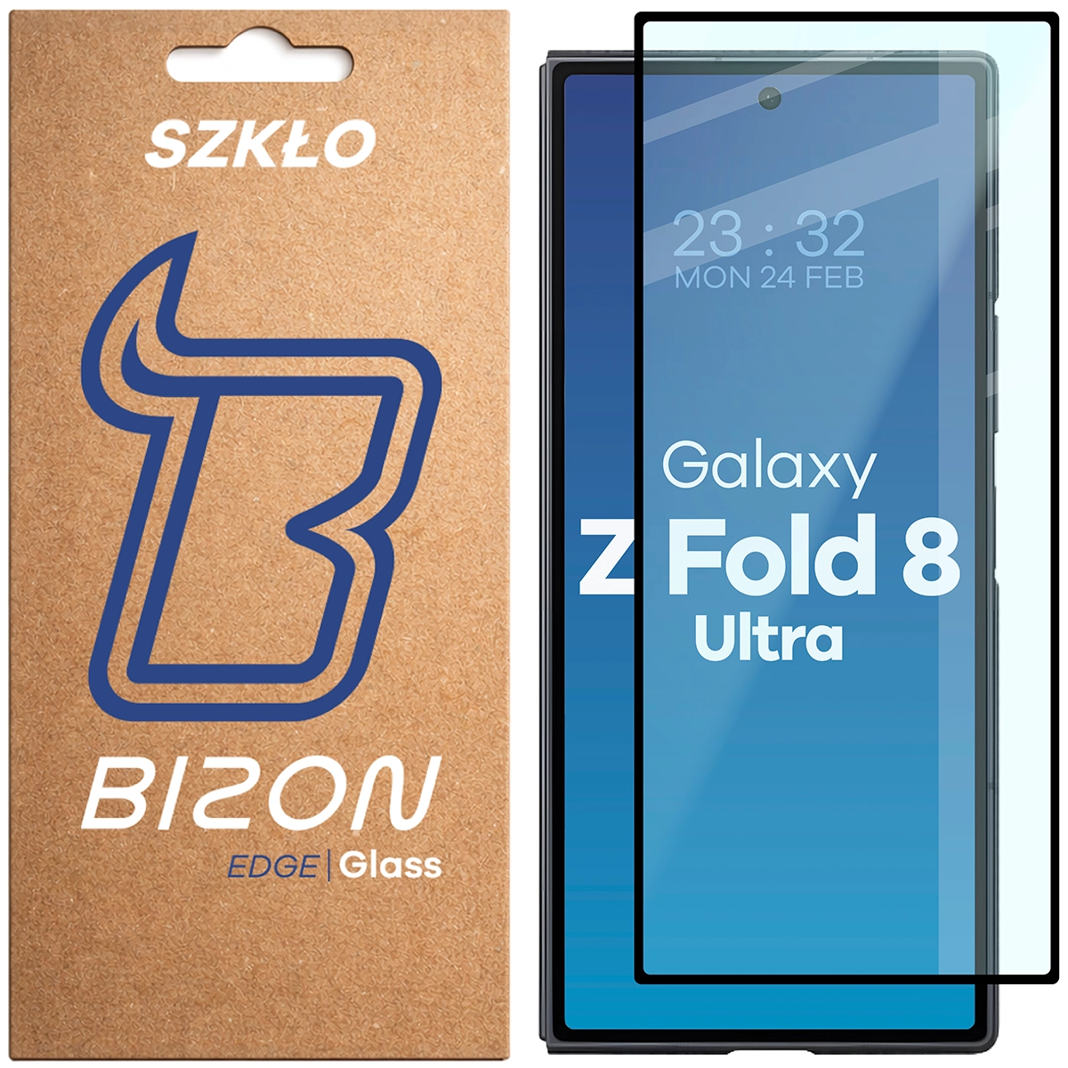 Szkło hartowane na cały ekran Bizon Glass Edge dla Samsung Galaxy Z Fold8 Ultra