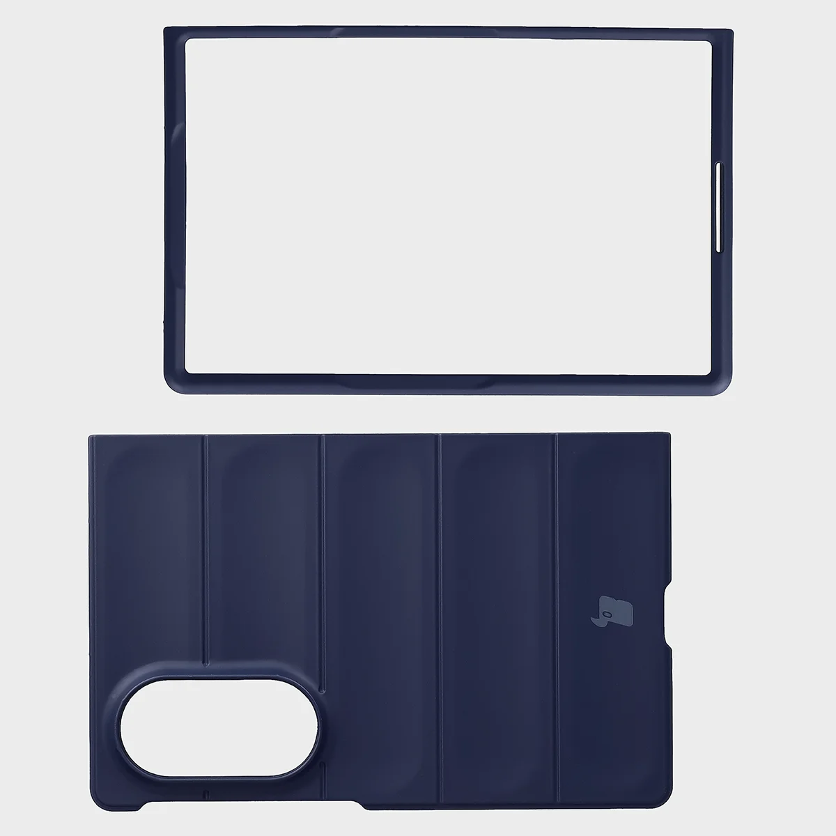 Wyściółka z mikrofibry, wyżłobienia na pleckach i wzmocnione narożniki w etui Bizon Case Tur do Galaxy Z Fold8