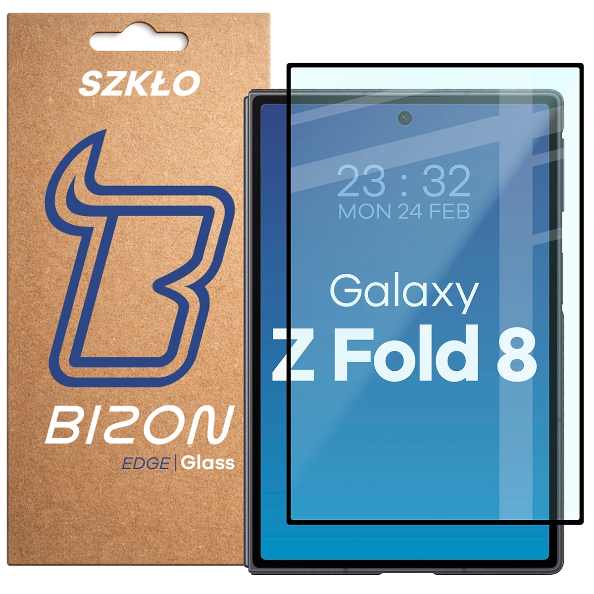 Szkło hartowane na cały ekran Bizon Glass Edge dla Samsung Galaxy Z Fold8