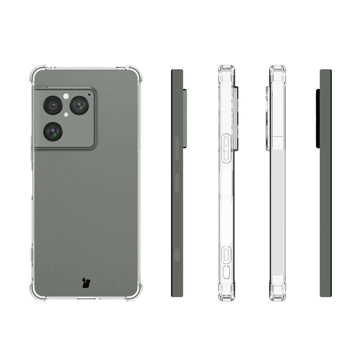 Etui Bizon Case Salpa do Sony Xperia 1 VIII z różnych stron
