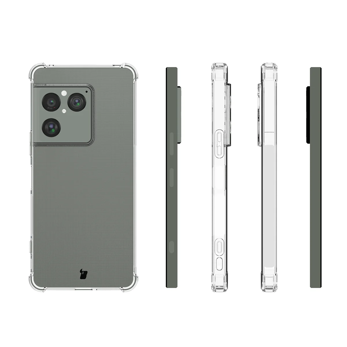Etui Bizon Case Salpa do Sony Xperia 1 VIII z różnych stron