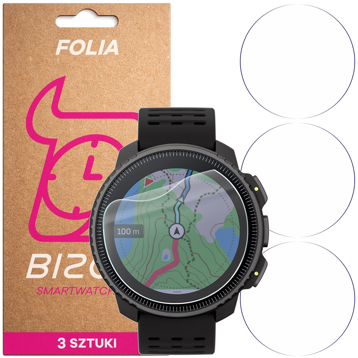 Folia hydrożelowa Bizon Watch Film HydroFlex dla Suunto Vertical