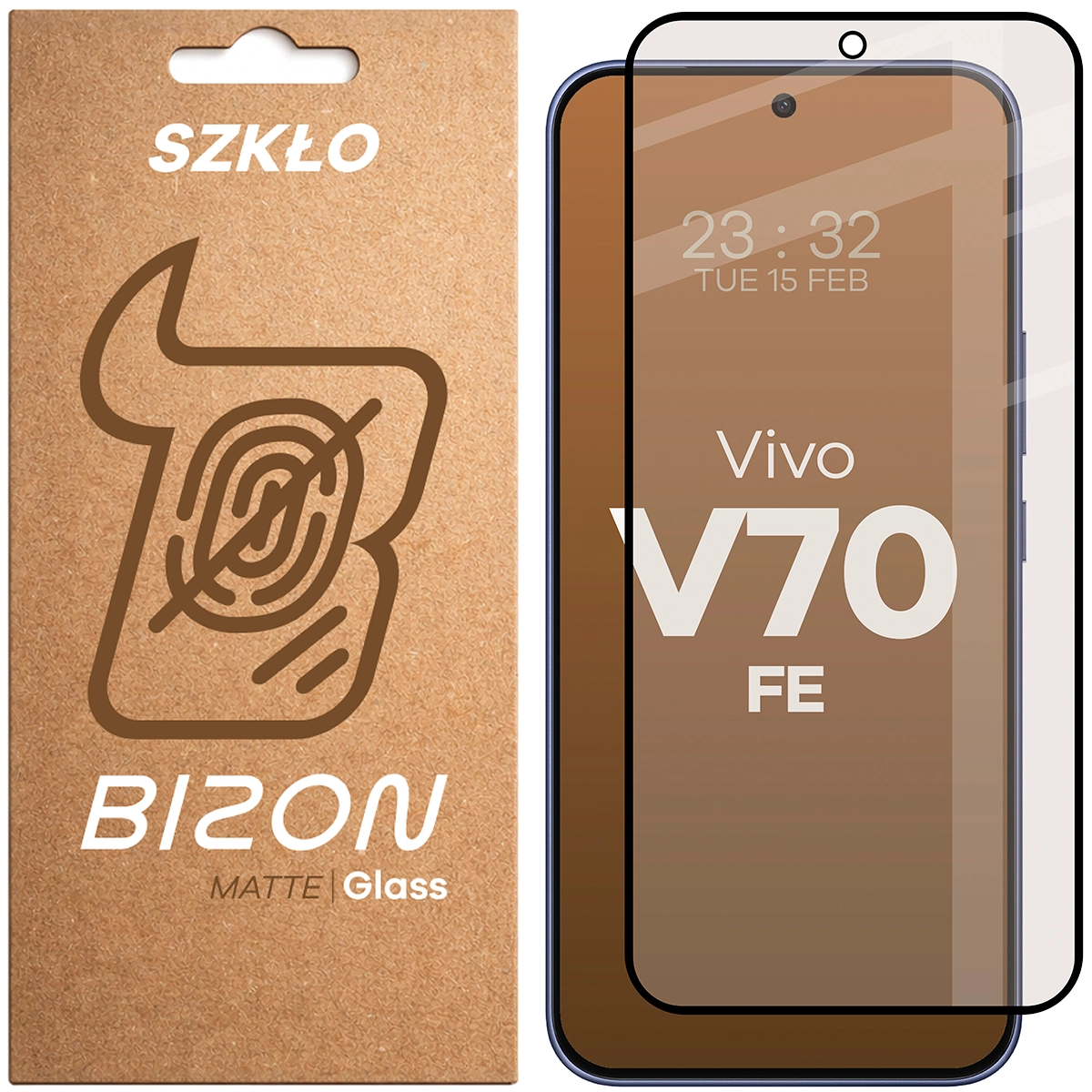 Szkło matowe na ekran Bizon Glass Matte do Vivo V70 FE 5G, 1 sztuka