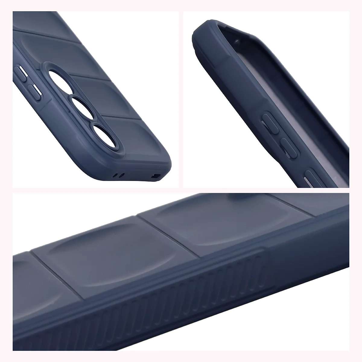 Podwyższone krawędzie i antypoślizgowa powierzchnia w etui Bizon Case Tur do Vivo V70 FE 5G