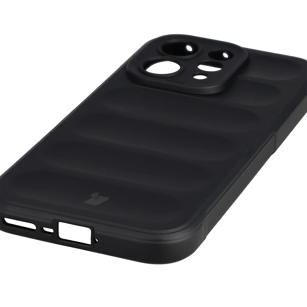 Precyzyjne wycięcia i kompatybilność z ładowaniem indukcyjnym w etui Bizon Case Tur do Vivo V70 5G