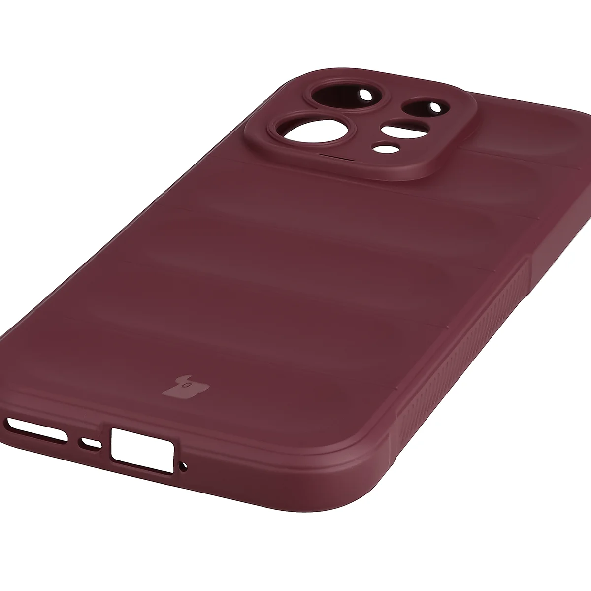 Precyzyjne wycięcia i kompatybilność z ładowaniem indukcyjnym w etui Bizon Case Tur do Vivo V70 5G